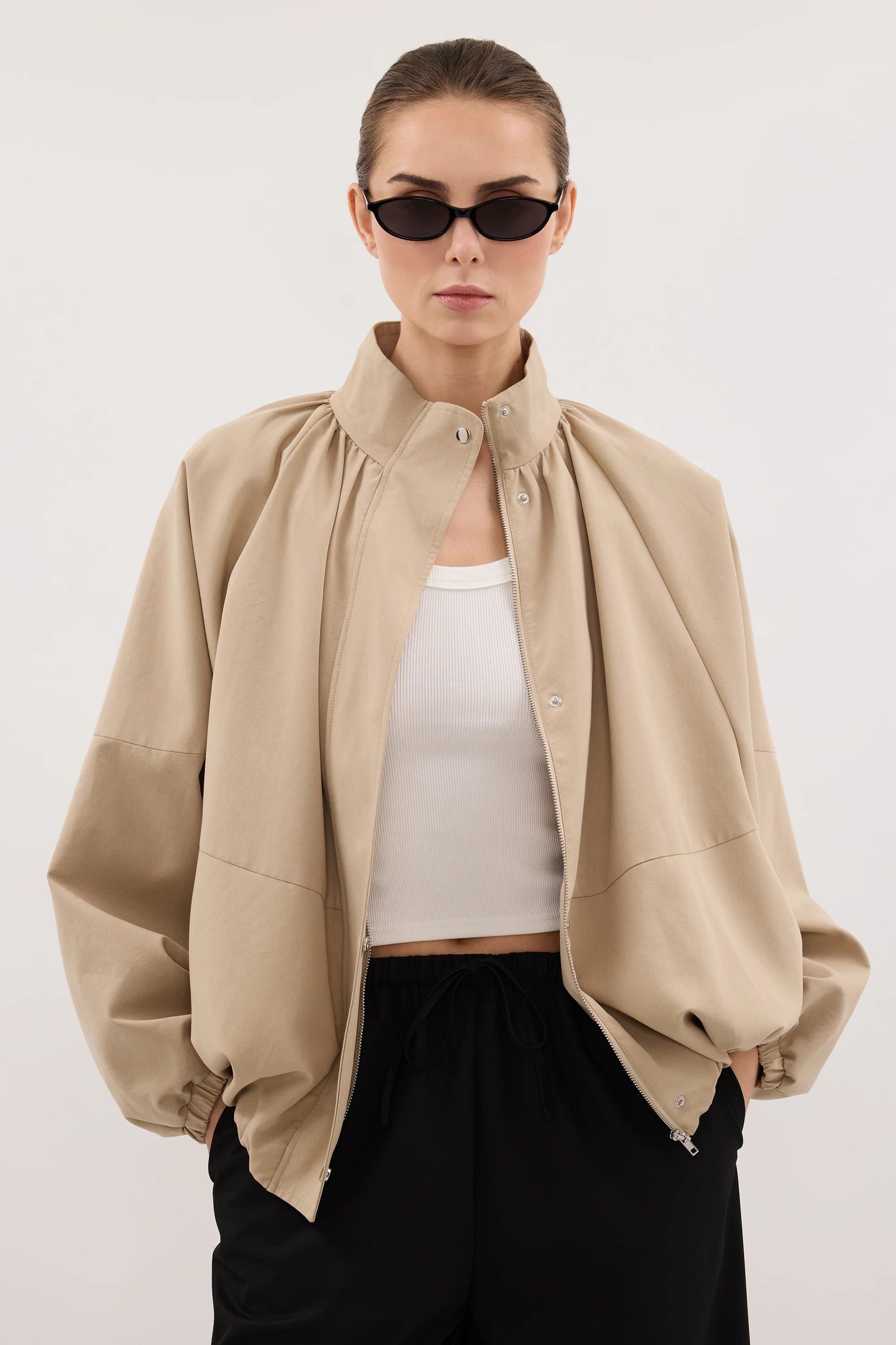 OAKLEE STONE BATWING LIGHTWEIGHT JACKET | DISSH
