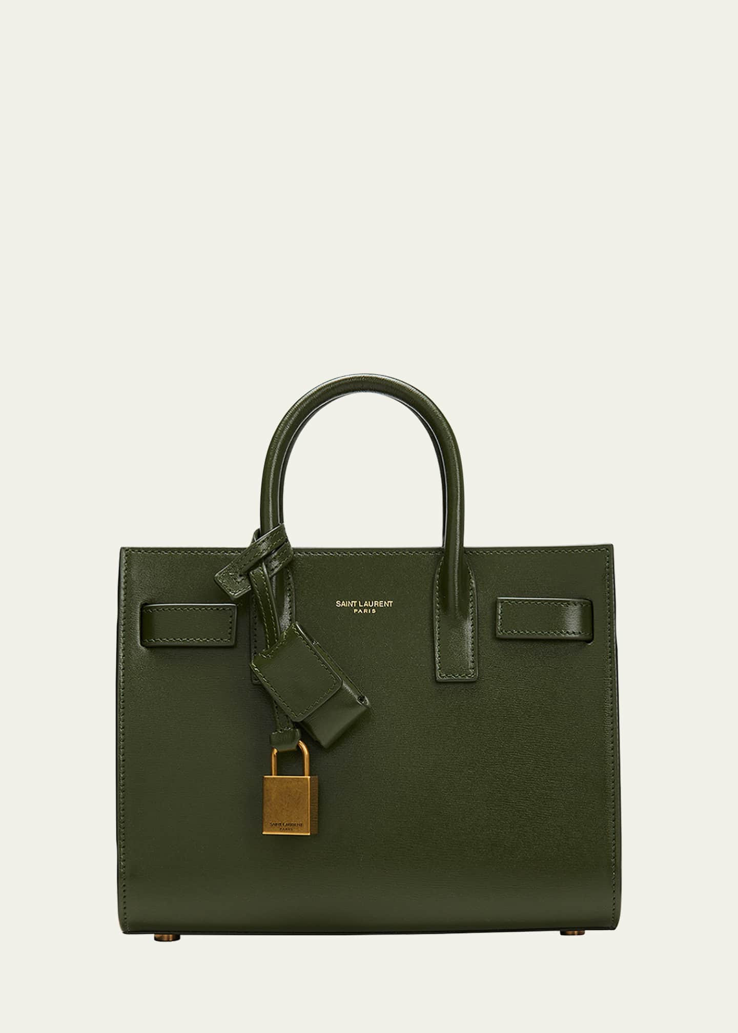 Saint Laurent Sac de Jour Nano Shiny Leather Satchel Bag | Bergdorf Goodman