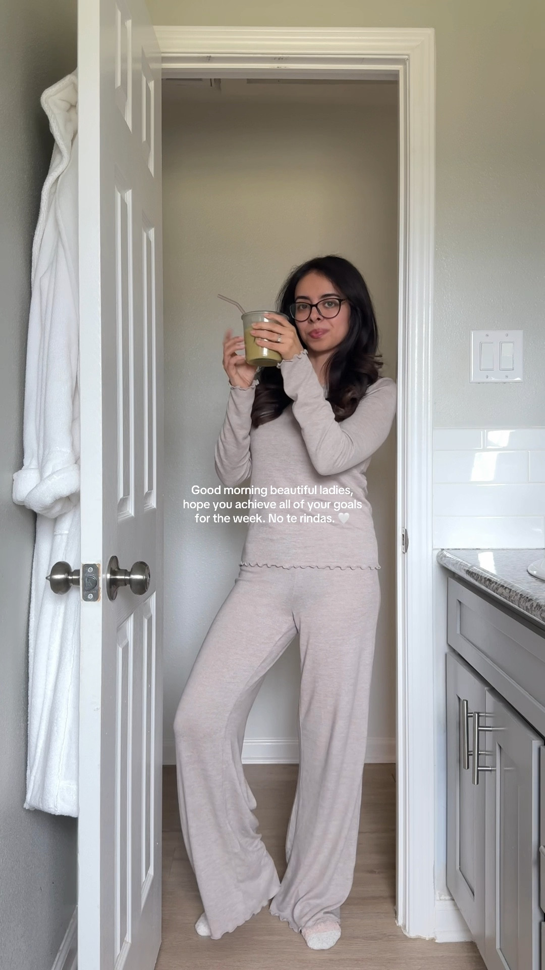 Morning matcha and soft pajama set
Pajama set from H&M
Matcha glass cup

#LTKWatchNow