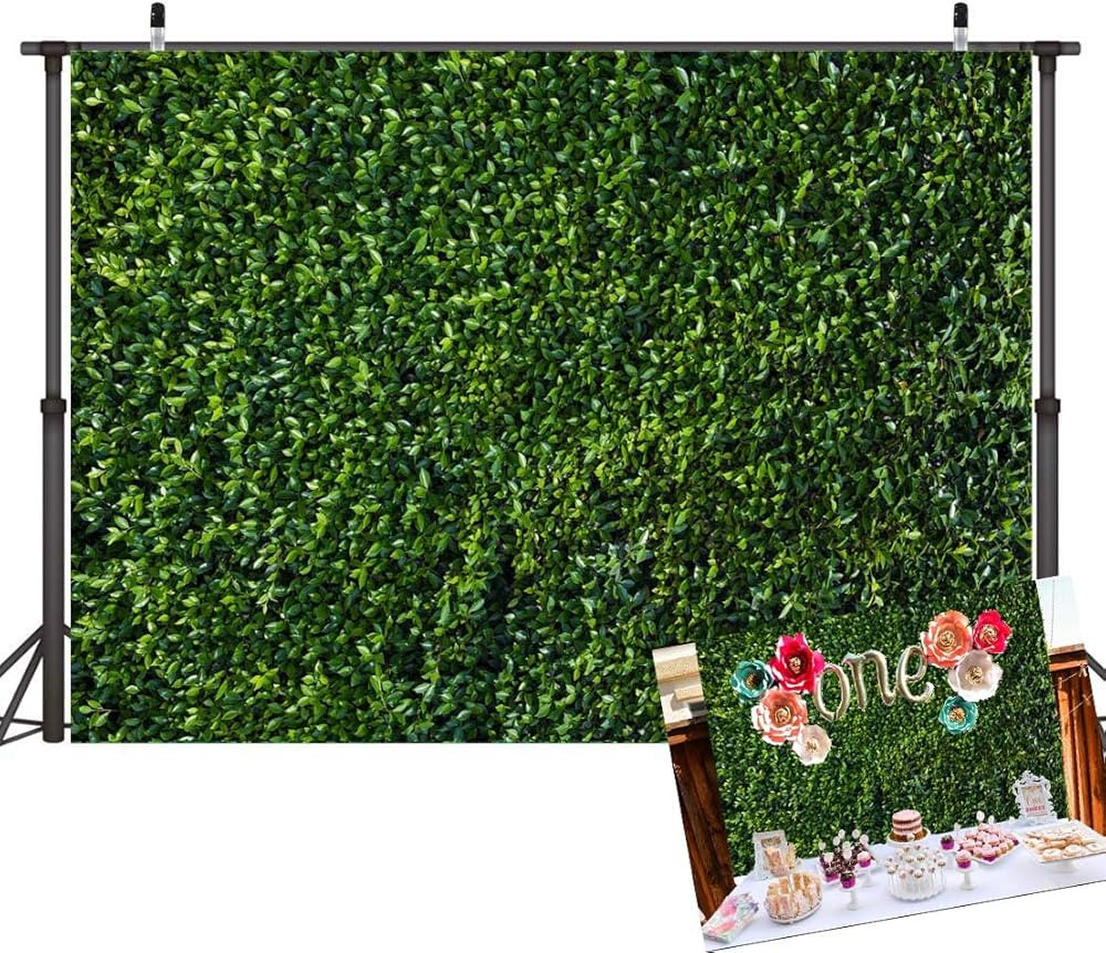 Green Leaves Photography Backdrops Spring Nature Safari Party Decoration Outdoorsy Newborn Baby S... | Amazon (US)