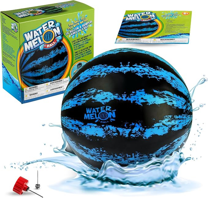 Watermelon Ball Blue Pool Toys (9") – The Ultimate Swimming Pool Game / Pool Ball for Under Wat... | Amazon (US)