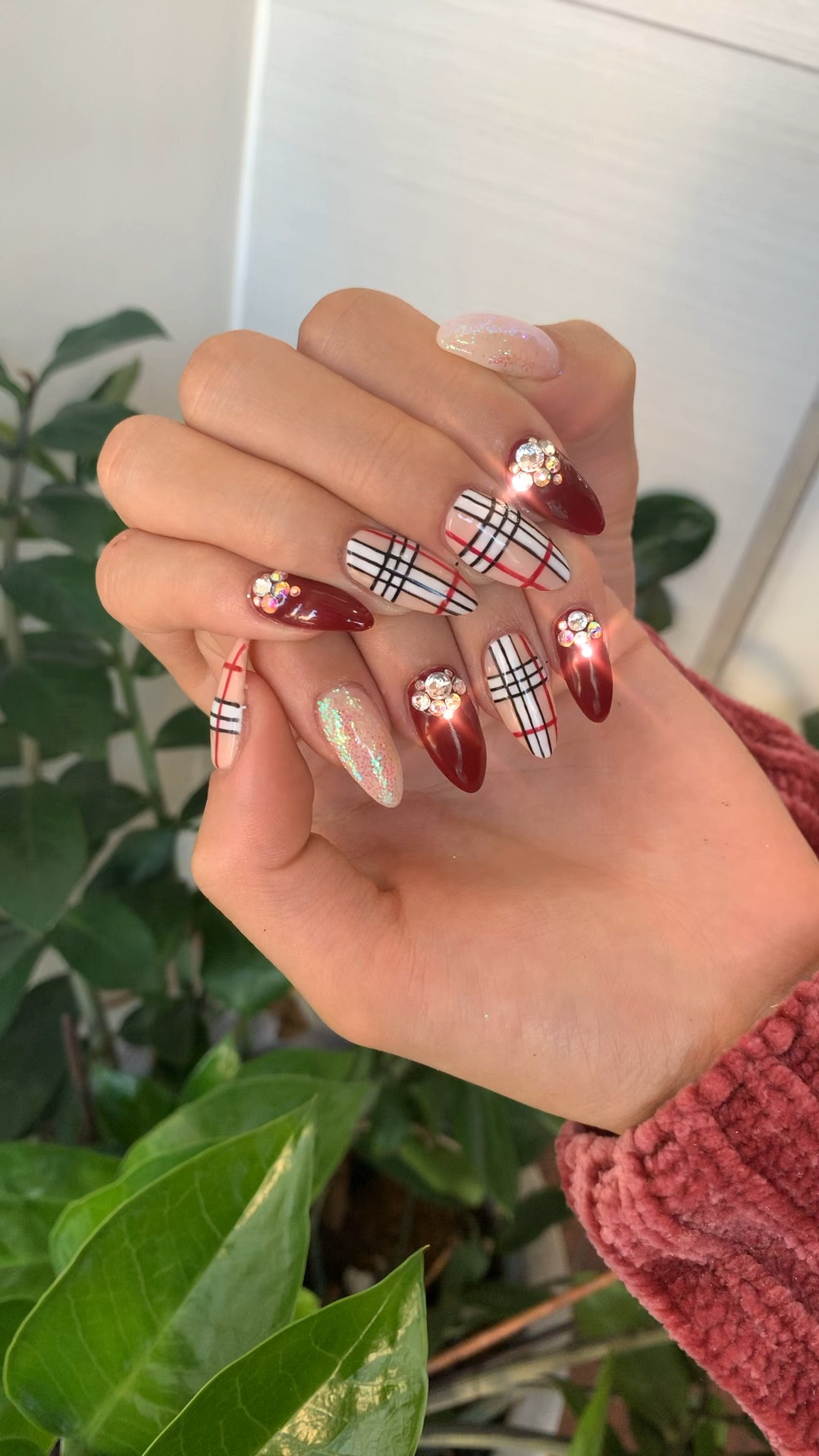 Burberry inspired holiday nails in red xx 

#LTKGiftGuide #LTKSeasonal #LTKHoliday