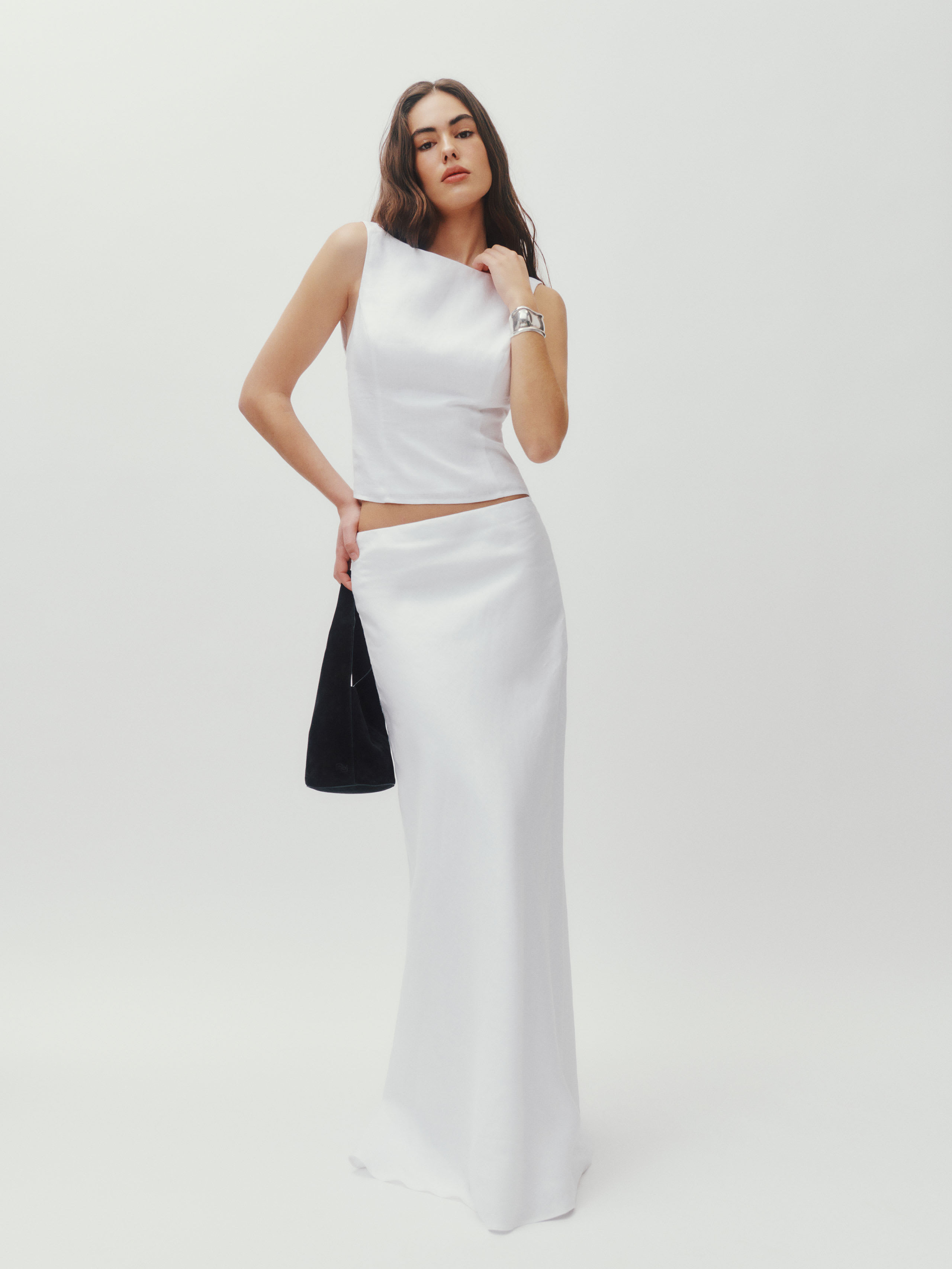 Bella Linen Skirt | Reformation (Global)