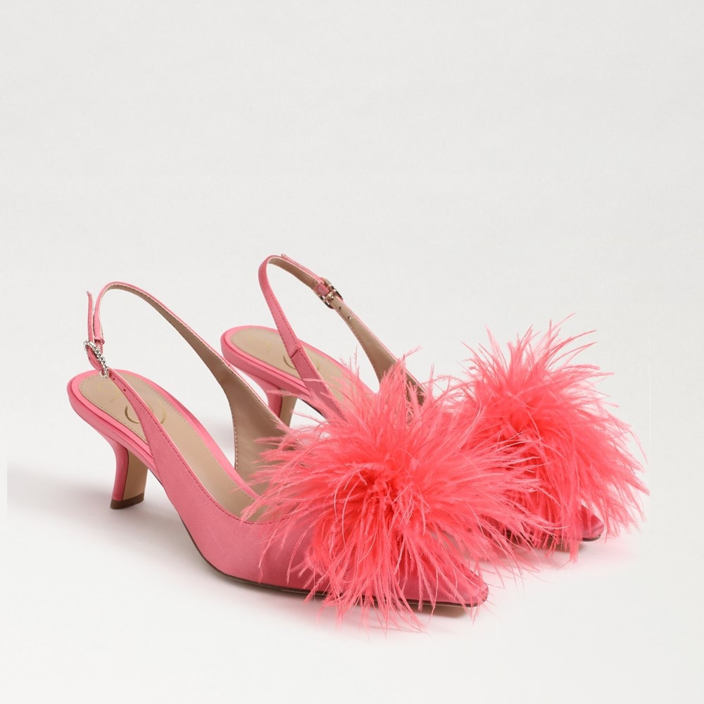 Sam Edelman Bianka Feather Slingback Pump | Women's Heels | Sam Edelman