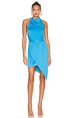 ELLIATT x REVOLVE Camo Dress in Cyan from Revolve.com | Revolve Clothing (Global)