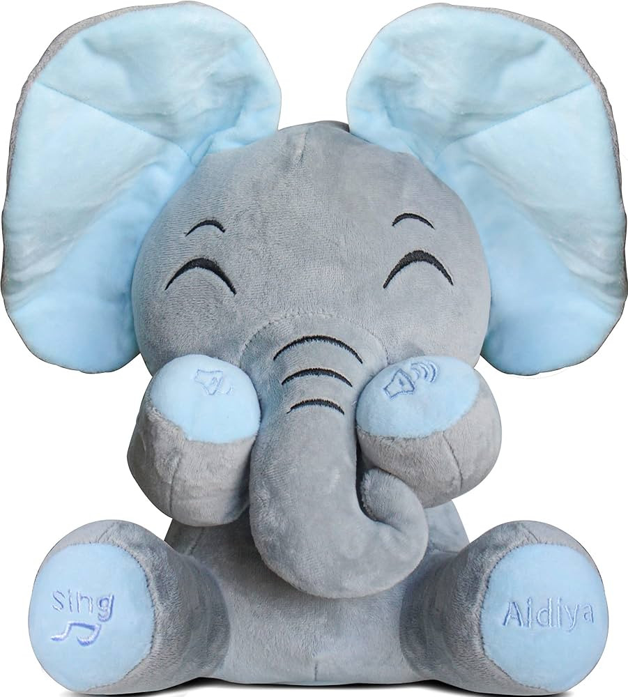 Elephant Stuffed Animals Baby Gifts Peluches Ear Interactive Elephant Talking Singing Plush Toys ... | Amazon (US)