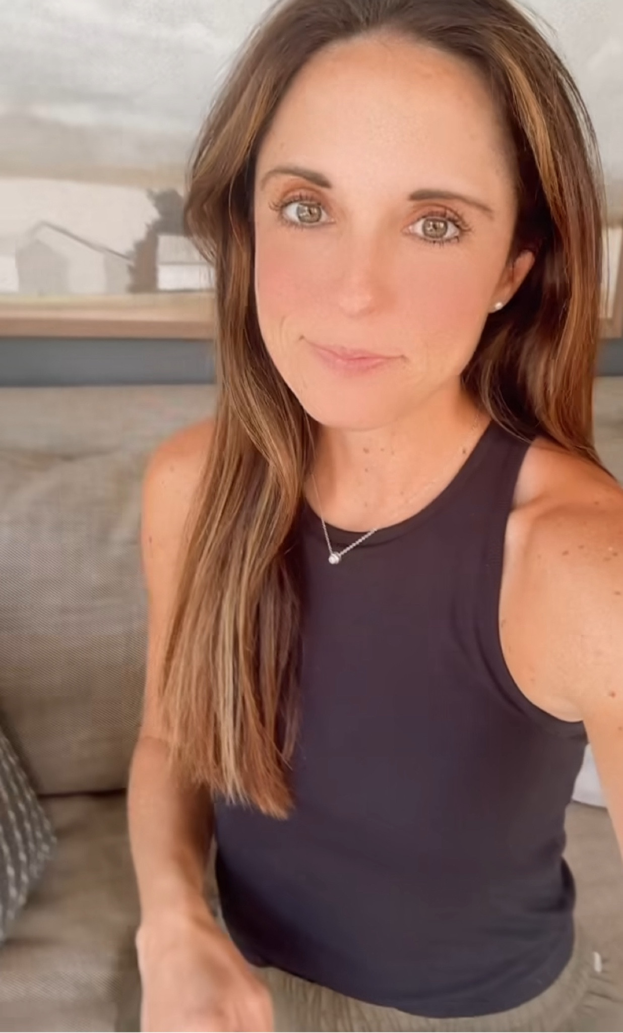 Vuori workout tank with built in bra and high neck and super comfy shorts! 🙌🏻 

#LTKActive