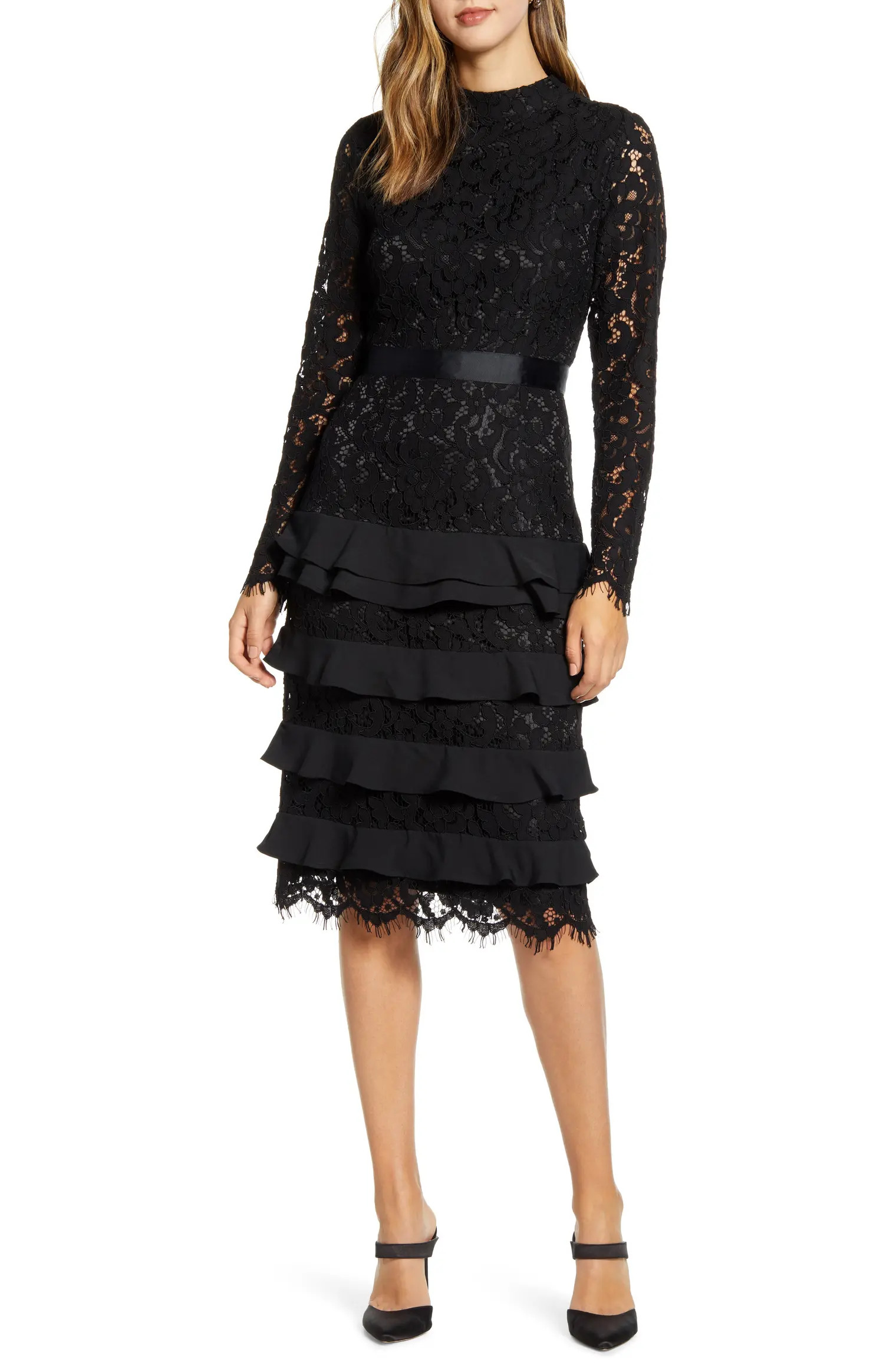 Long Sleeve Lace Dress | Nordstrom