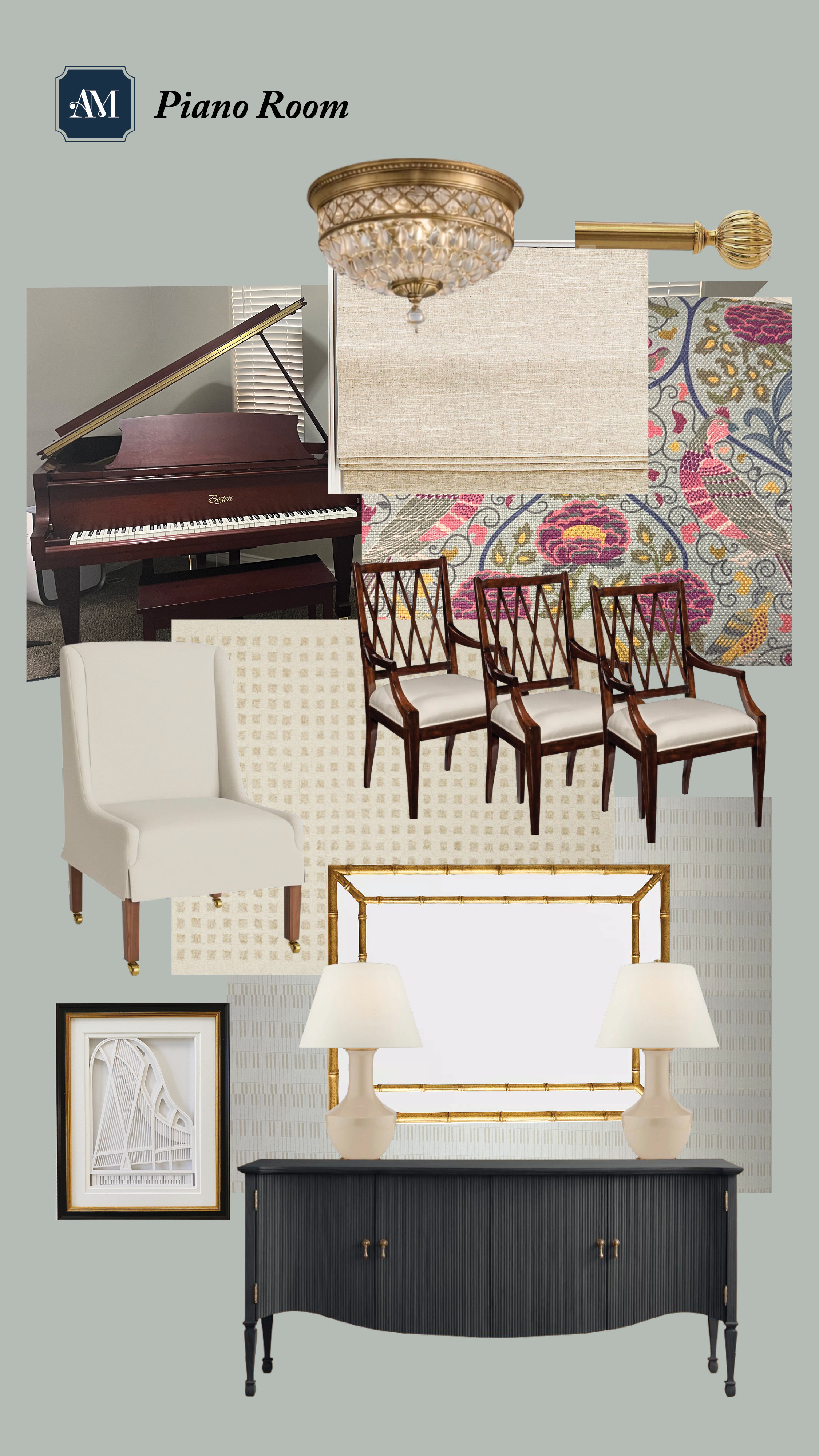 An elegant piano studio 

 

#LTKHome