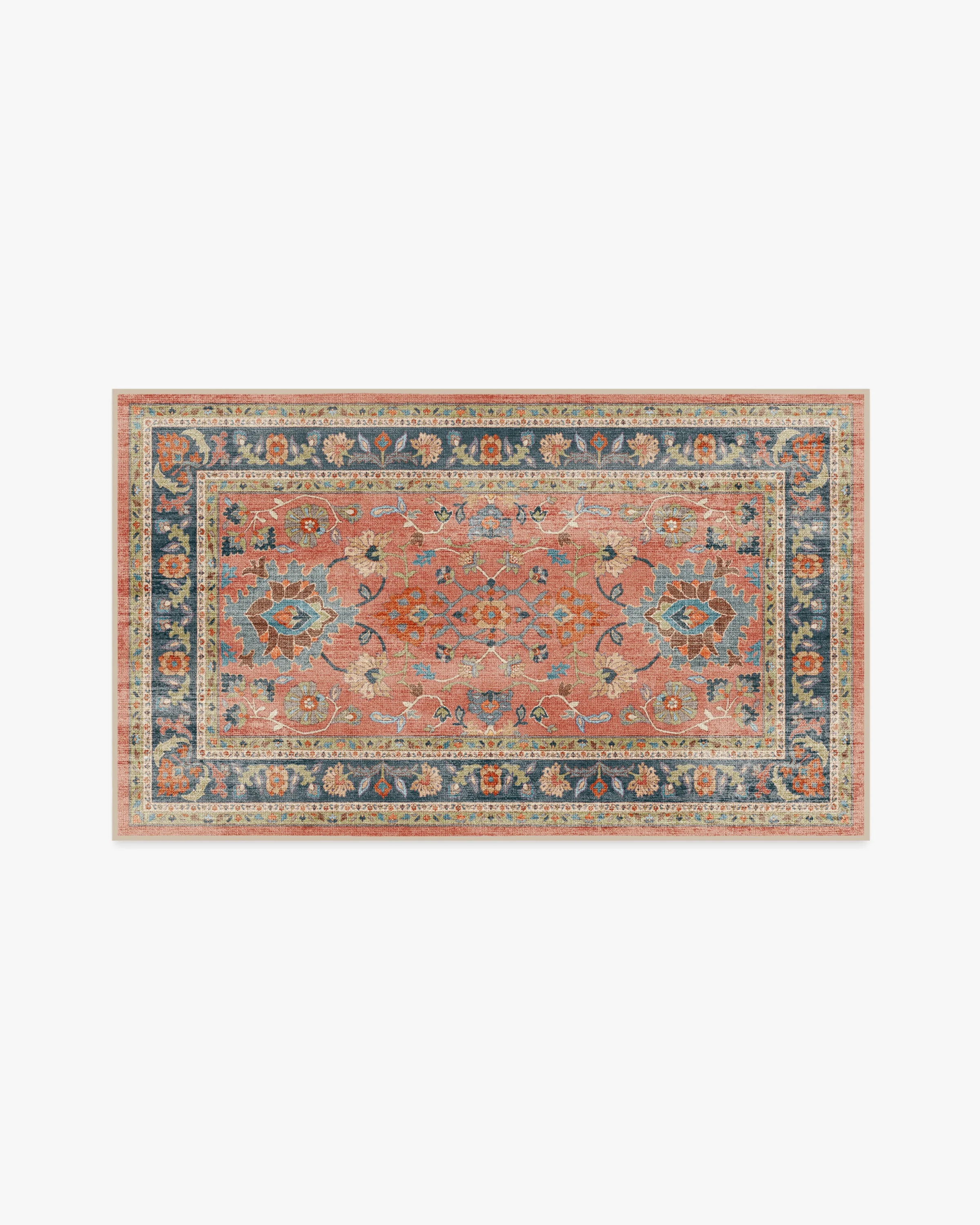 Calabria Coral Multicolor Rug | Ruggable US | Ruggable