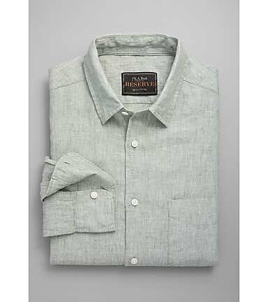 Reserve Collection traditional fit Spread Collar Sportshirt CLEARANCE | Jos. A. Bank
