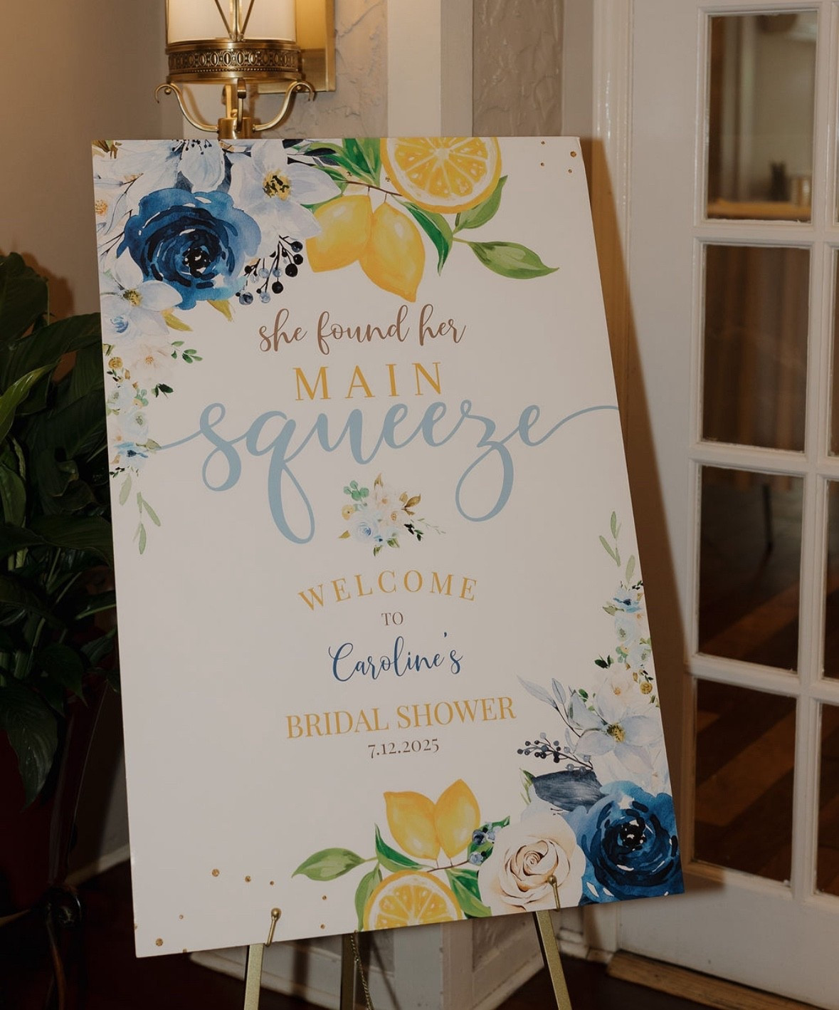 She found her main squeeze bridal shower welcome sign for my sister-in-law

#LTKFamily #LTKParties