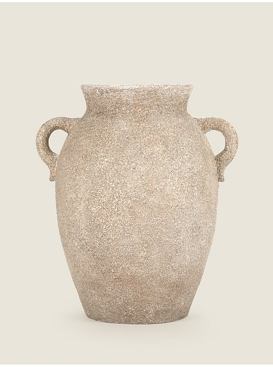 Stone Effect Greek Urn Vase | George