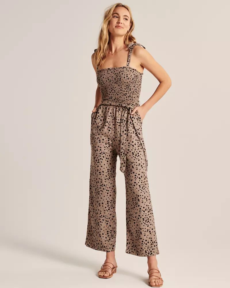 Smocked Jumpsuit | Abercrombie & Fitch US & UK