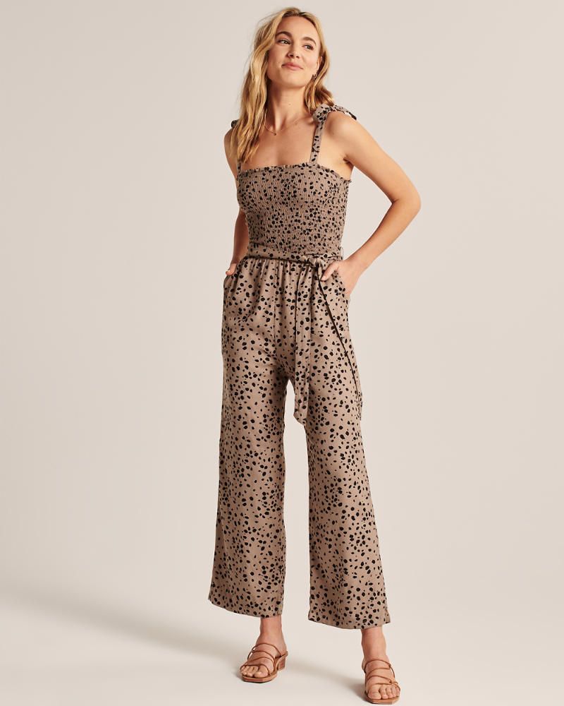 Smocked Jumpsuit | Abercrombie & Fitch US & UK