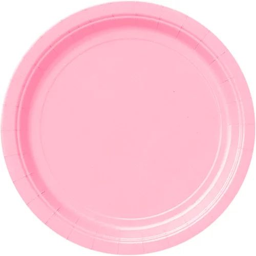 Way to Celebrate! Light Pink Paper Dinner Plates, 9in,  20ct - Walmart.com | Walmart (US)