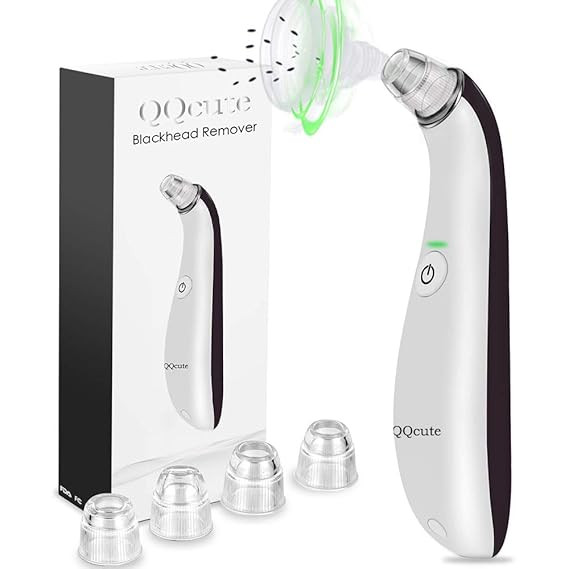 QQcute Blackhead Remover, Electric Vacuum Suction Pore Cleaner, Acne Comedone Pimple Whitehead Ma... | Amazon (US)