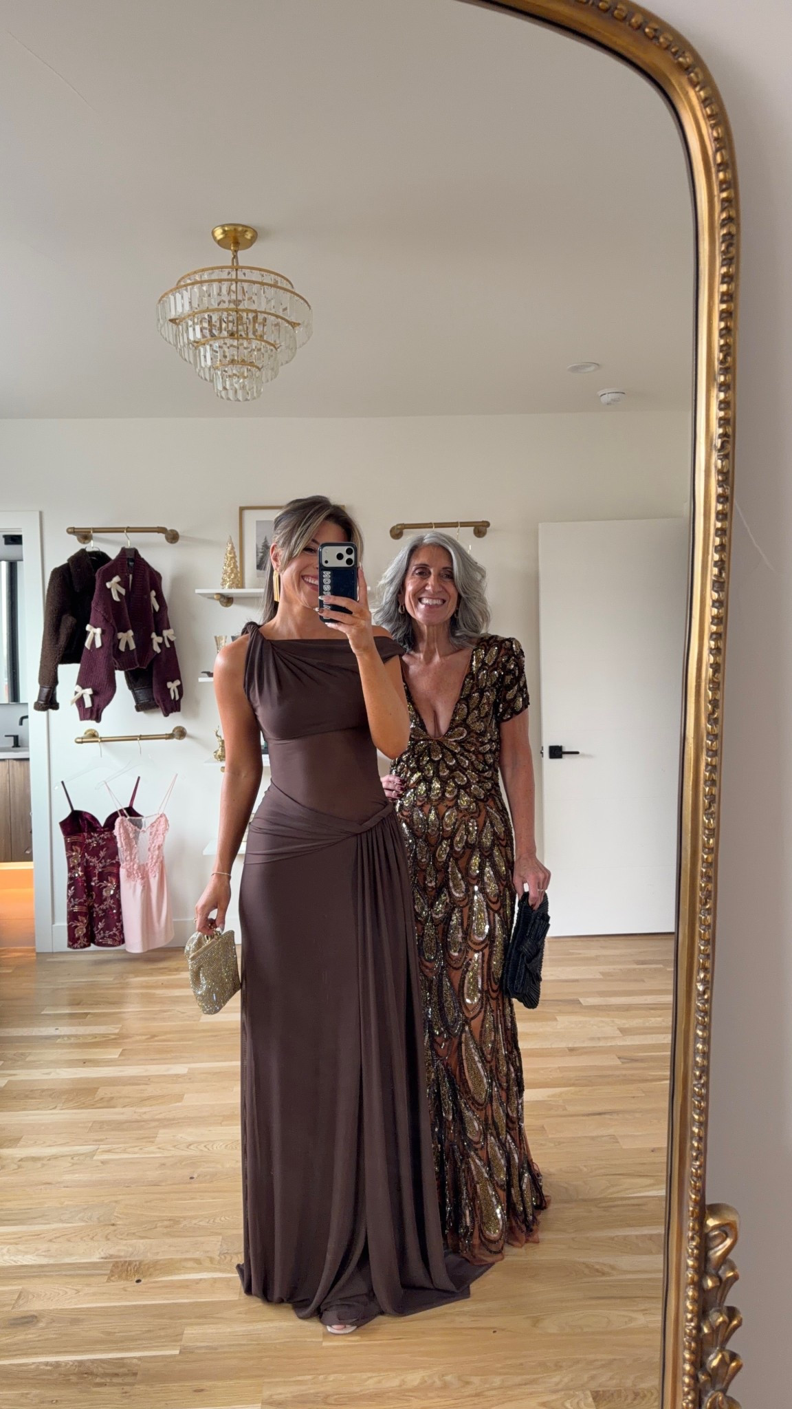 Mom and me wedding guest and formal event dresses for any age brown sheer and sequin maxis 

Revolve code: tulip
Vici code: emerson30
Mac duggal code: emerson10

Wearing my usual small/2 
Mom wears a medium/6
Size up in Bardot

Wedding guest
Formal event
Black tie
Mother of the bride
Holiday event
Winter party
New years
Special occasion
Sheer
Sequin

#LTKSeasonal #LTKHoliday #LTKWedding