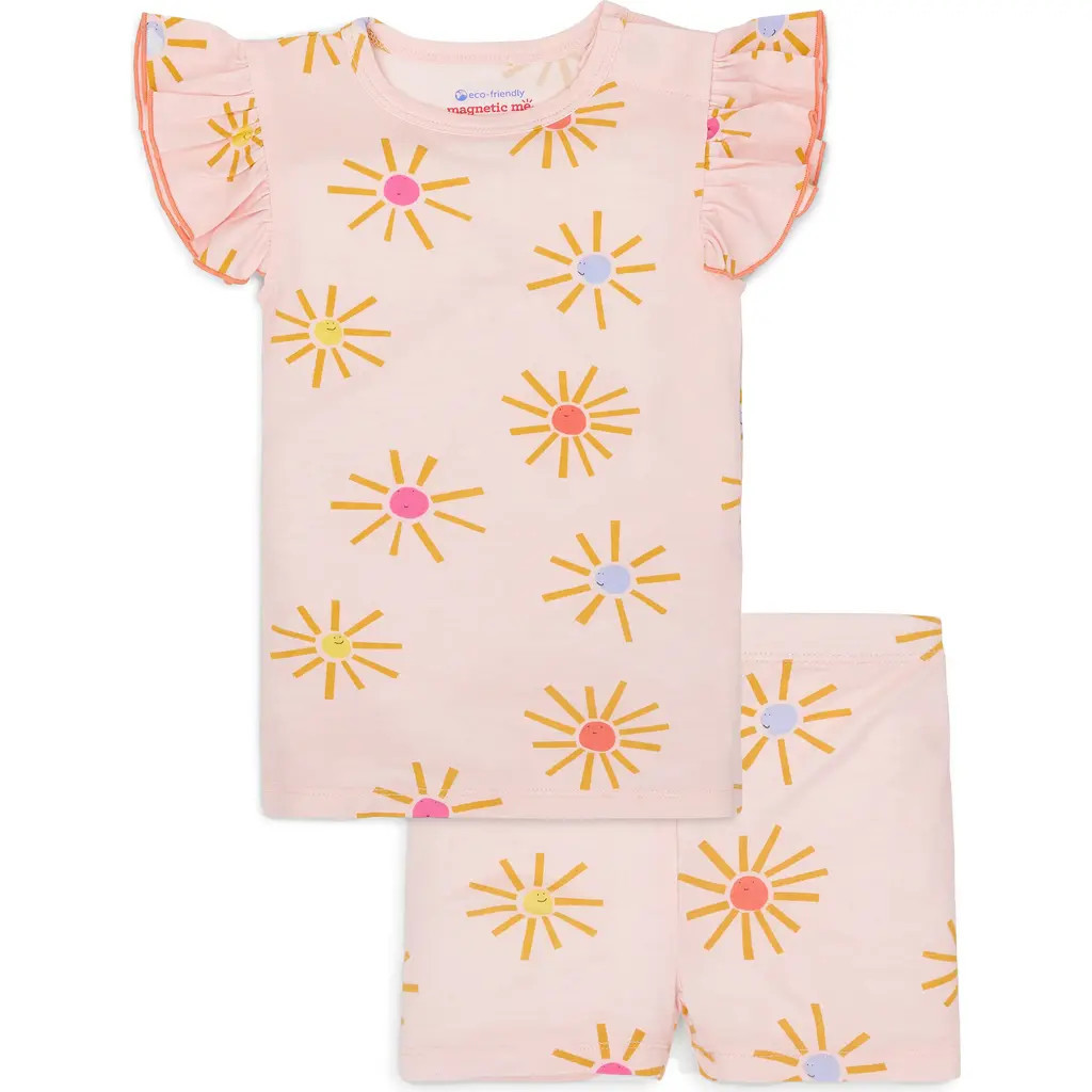 Magnetic Me Put on Your Sunnie Fitted Two-Piece Pajamas in Put On Your Sunnies at Nordstrom, Size 4T | Nordstrom