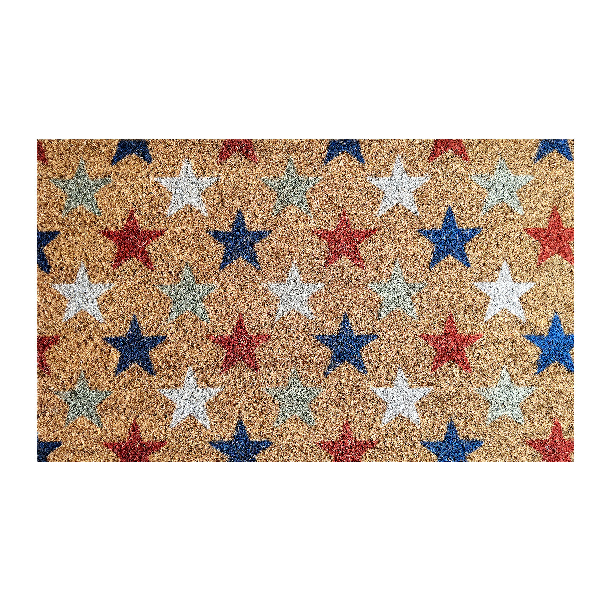 Ninamar Door Mat - Patriot - Natural Coir - 29.5 x 17.5 inch | Walmart (US)