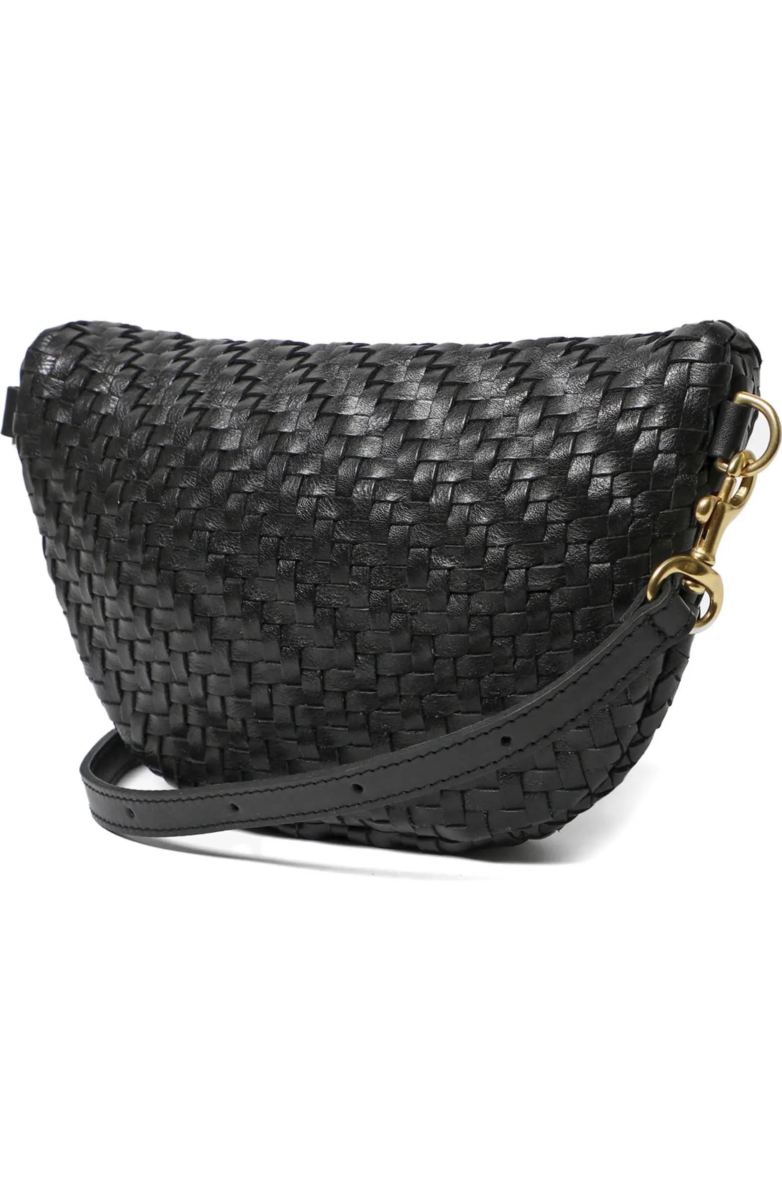 Petite Woven Leather Belt Bag | Nordstrom