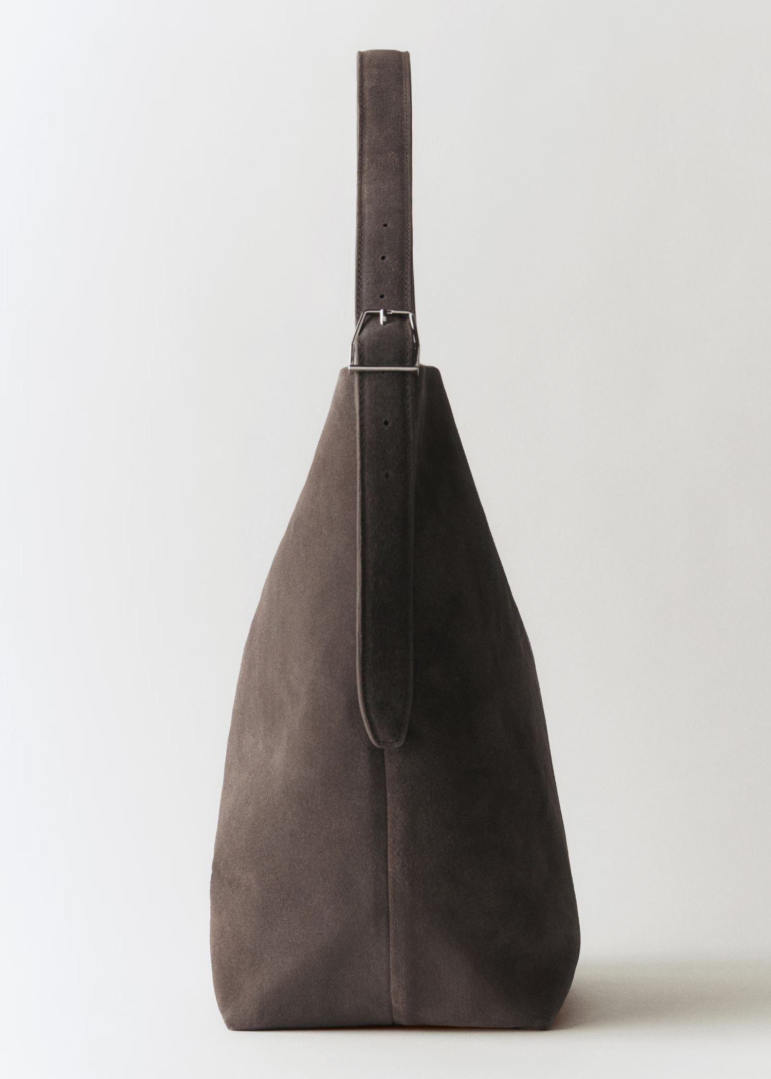 Leather shopper bag | MANGO (UK)