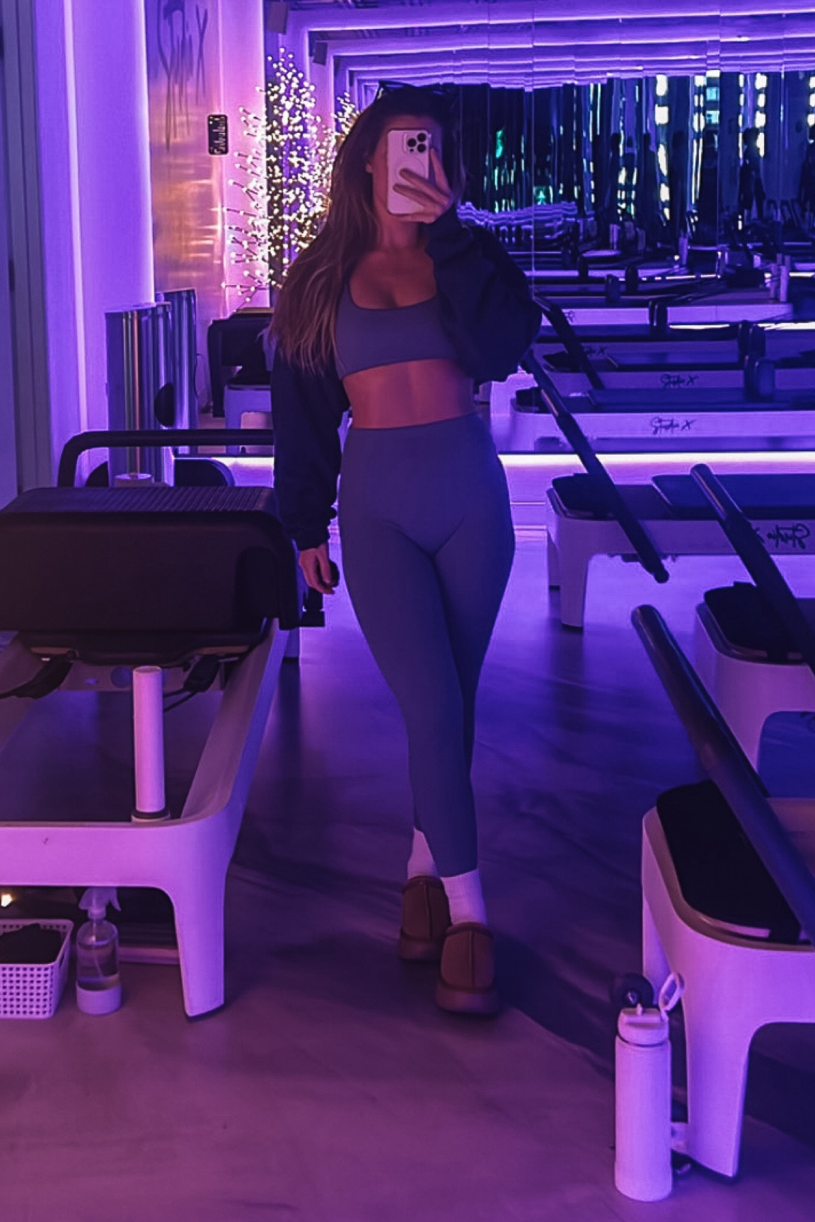 XS sports bra 
small leggings (should have done XS fit tts)
5 shoe 

#LTKActive #LTKFitness #LTKStyleTip