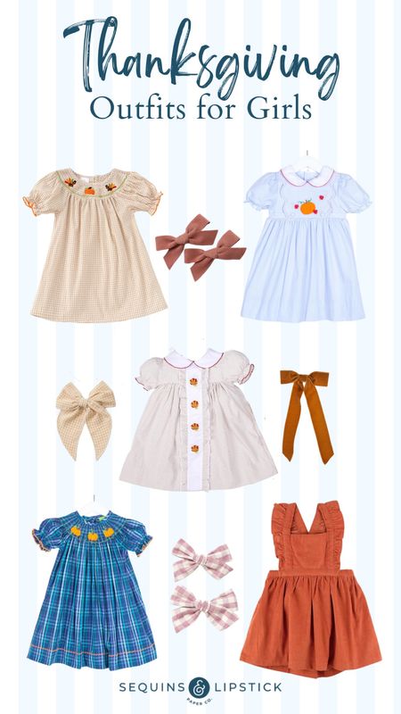 Thanksgiving outfit ideas for little girls. Loving all the ruffles and bows!

#LTKSeasonal #LTKHoliday #LTKkids