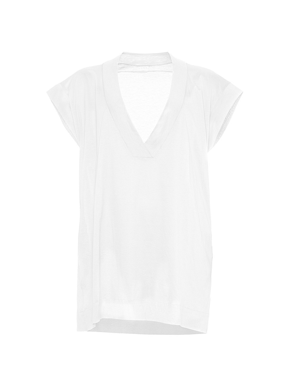 Women's Renee V-Neck Oversize T-Shirt - Blanc - Size Medium | Saks Fifth Avenue