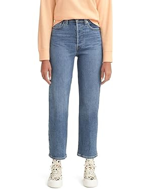 Levi's Women's Ribcage Straight Ankle Jeans | Amazon (US)