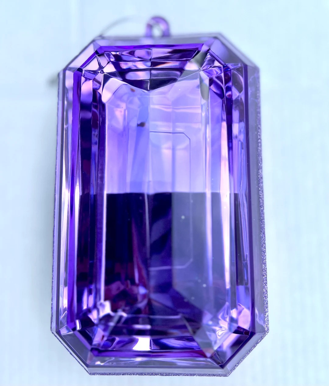 9” Acrylic purple cut  Ornament, Gem,Jewels | Etsy (US)