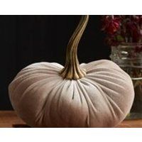 LARGE Scented Velvet Pumpkin, Taupe Light Brown | Etsy (US)