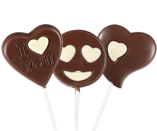 Heart Lollipop Collection (3 Lollipops) – Valentine’s Day – Vegan, Allergy-Friendly, Kosher... | Amazon (US)
