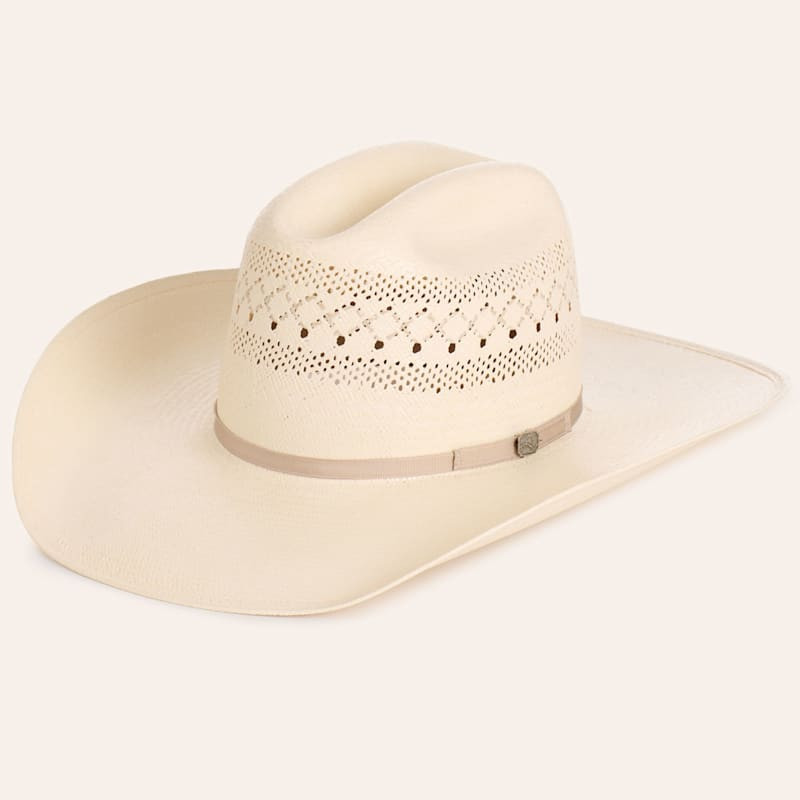 Resistol 20X Montego RB Profile Cattleman Crown Straw Cowboy Hat | Cavender's