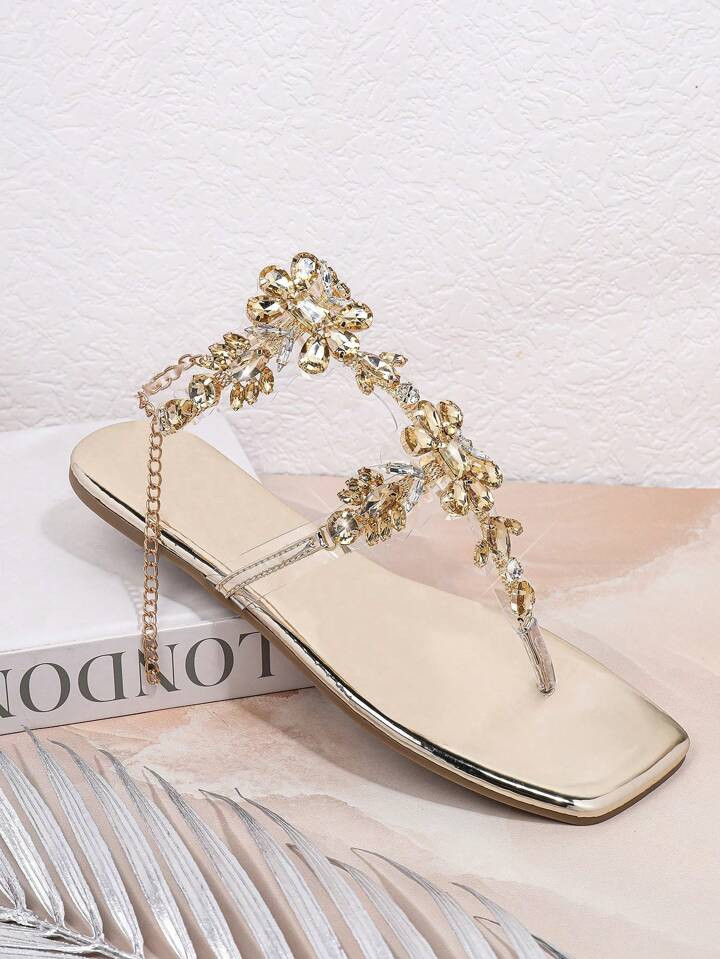 SHUZIA Women'S Fashionable Flat Sandals | SHEIN USA | SHEIN