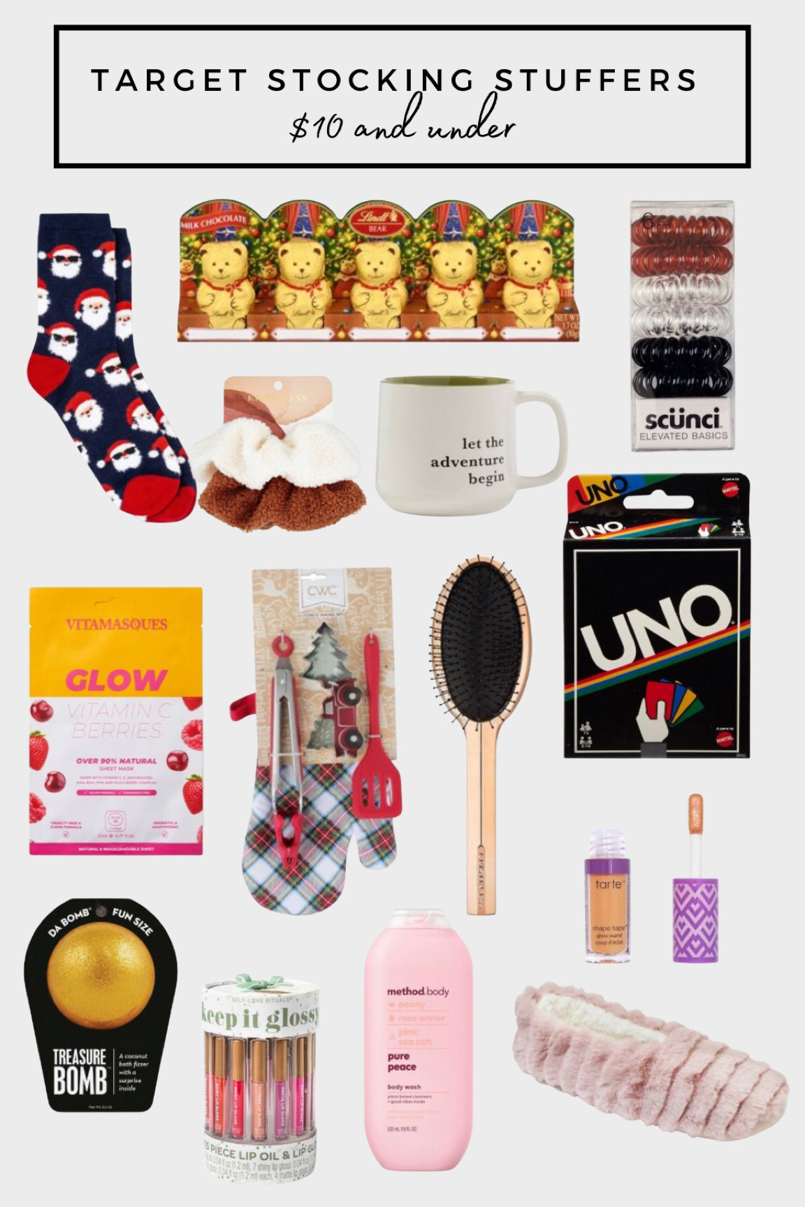 Target stocking stuffers $10 and under #target #targetfinds #stockingstuffers #targetchristmas #under10 #womens #holiday #stockings 

#LTKHoliday #LTKsalealert #LTKGiftGuide