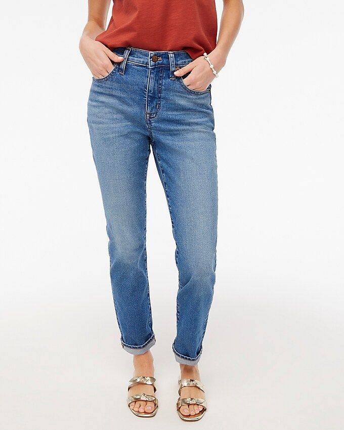 Petite essential straight jean in all-day stretch | J.Crew Factory