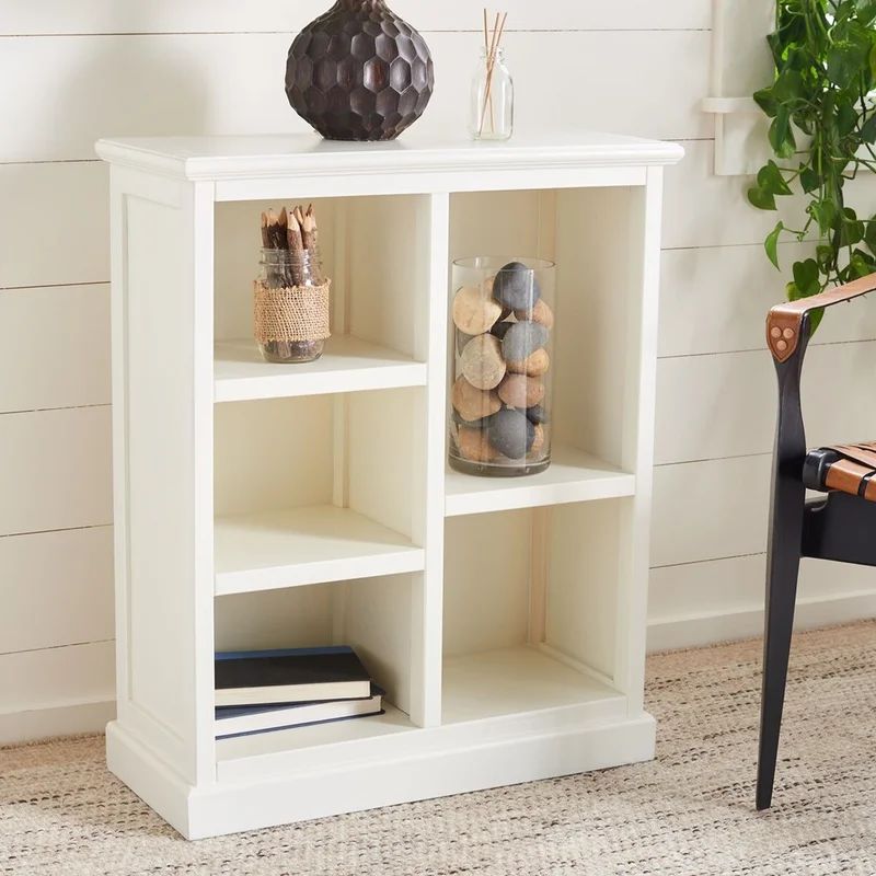Aoting 30.1" H x 25" W Solid Wood Standard Bookcase | Wayfair North America