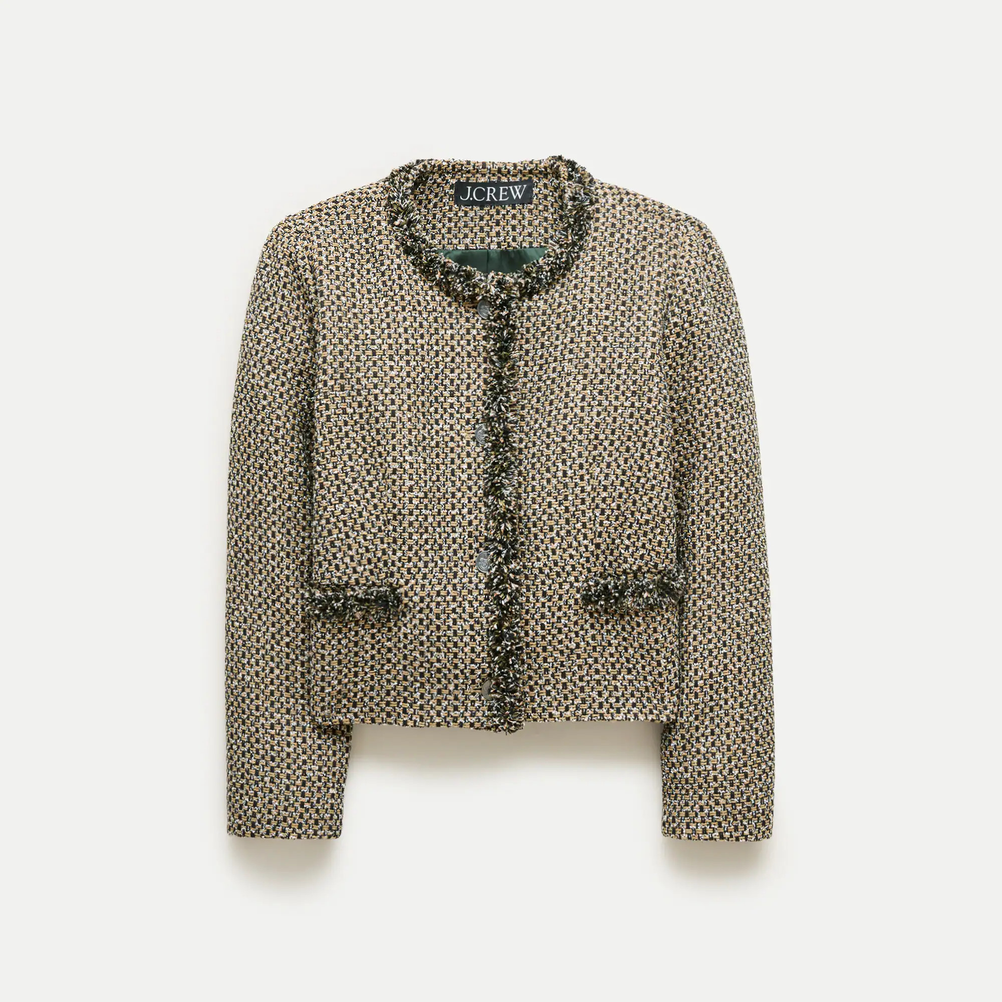 Lady jacket in textured Italian tweed | J. Crew US