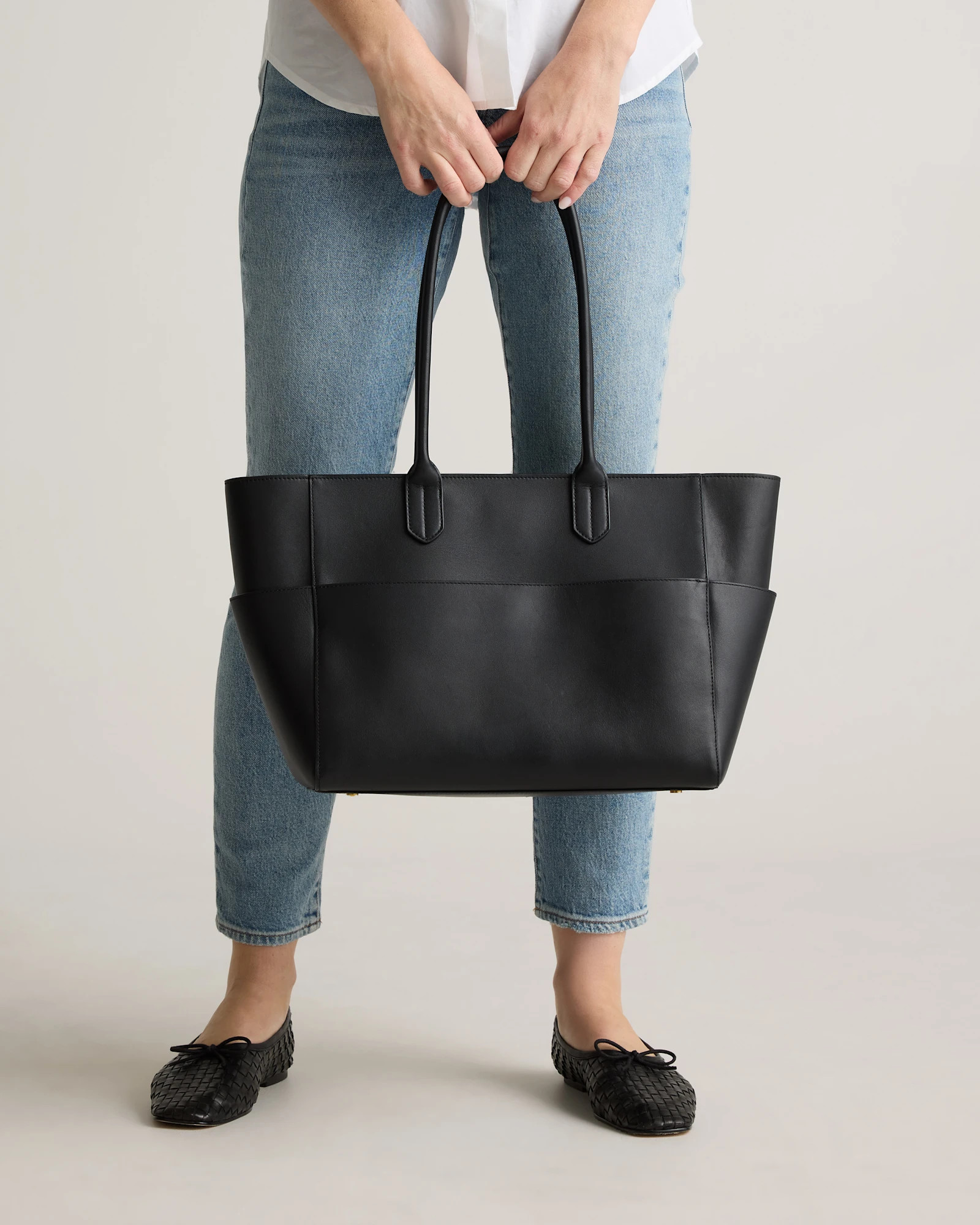 Italian Leather Shopper Tote | Quince
