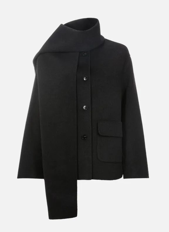 Wool-blend coat - Grey | Printemps UK
