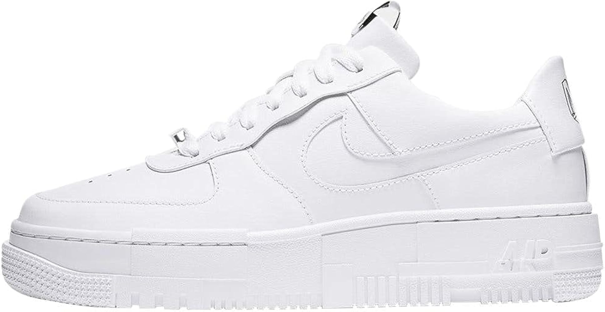Nike Womens WMNS Air Force 1 Pixel CK6649 100 Triple White - Size 5W | Amazon (US)