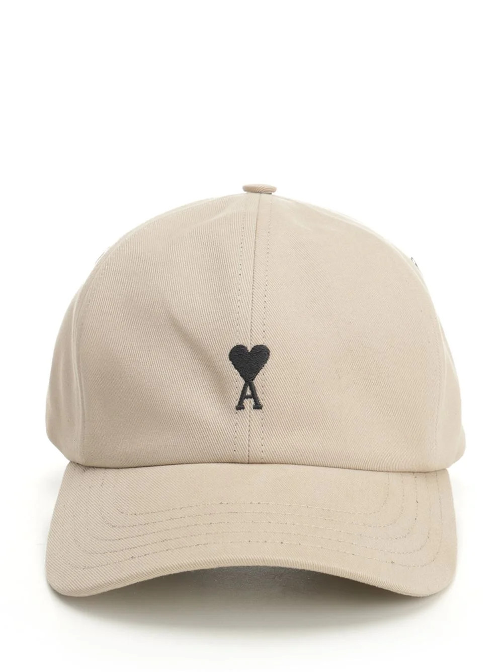 AMI Paris Logo Embroidered Curved Peak Cap | Cettire Global