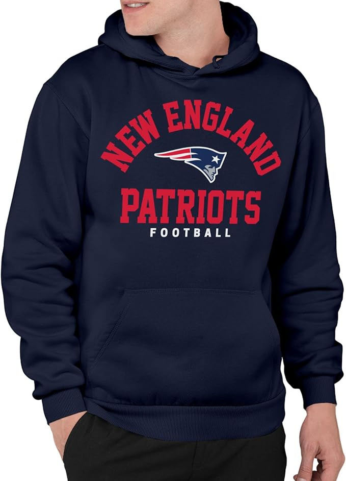 Junk Food Clothing x NFL - Classic Team Logo - Unisex Adult Pullover Hoodie - Officially Licensed... | Amazon (US)