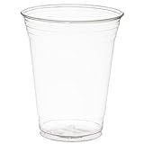 Nafger sales Plastic Cups with Flat Lids for Iced Coffee Bubble Boba Tea Smoothie, 16 ounces 100 pie | Amazon (US)