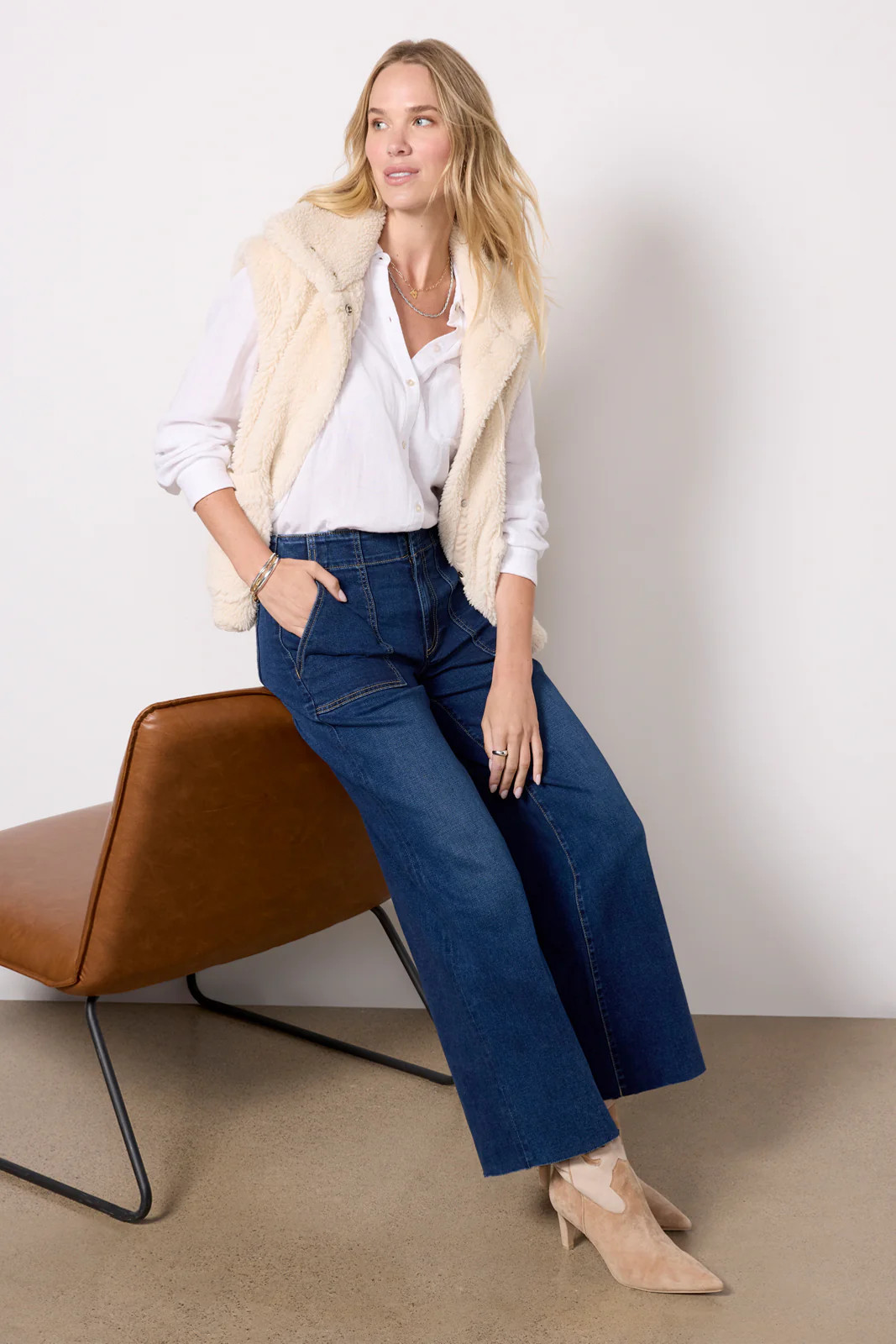 Meg Utility w Raw Hem | Evereve