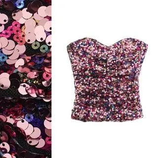 Dewewan - Strapless Sequined Top | YesStyle | YesStyle Global