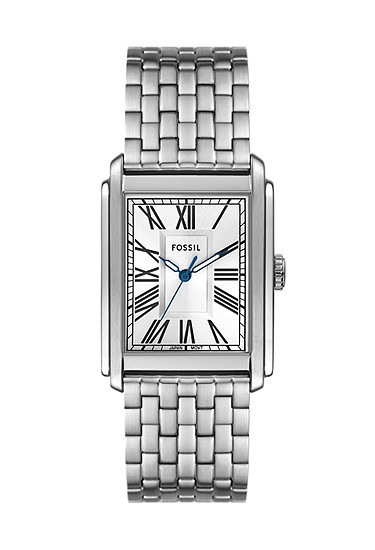 Carraway Three-Hand Stainless Steel Watch | Fossil (US)