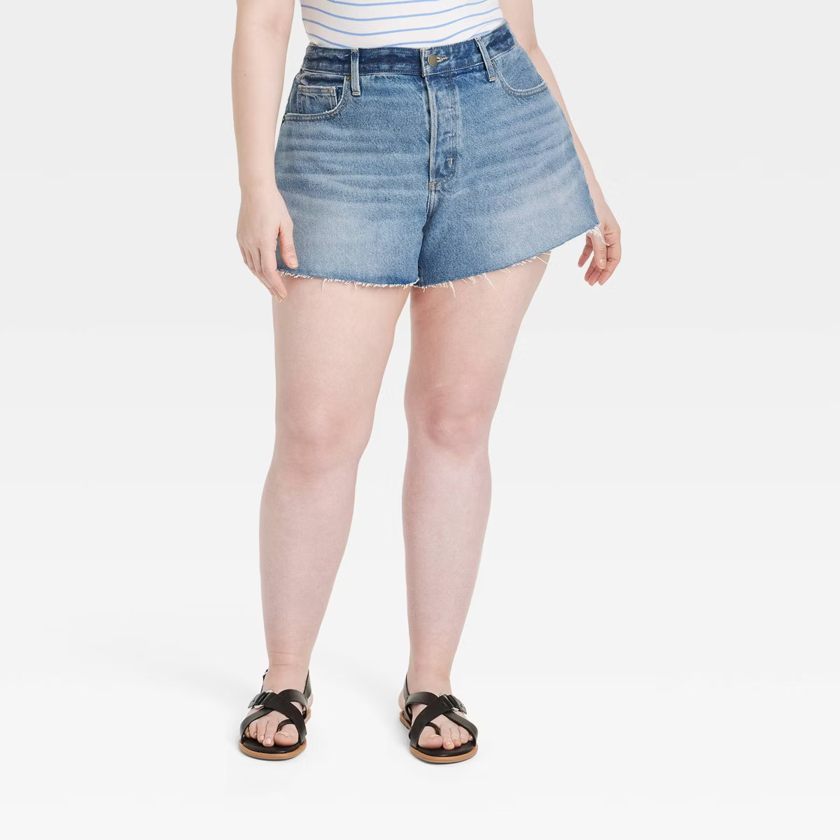 Women's Mid-Rise 90's Baggy Jean Shorts - Universal Thread™ | Target