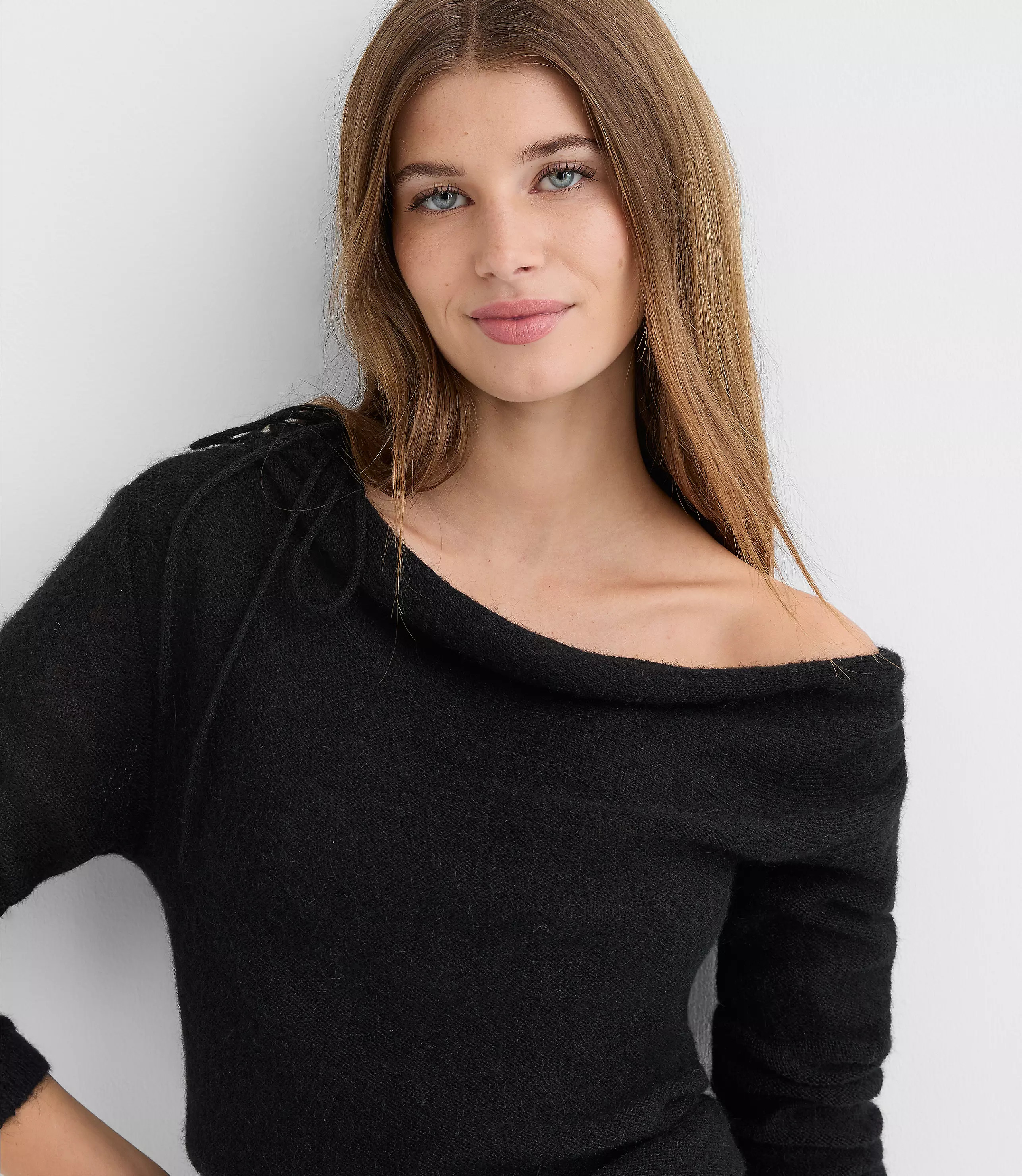 Tie Neck Sweater | LOFT